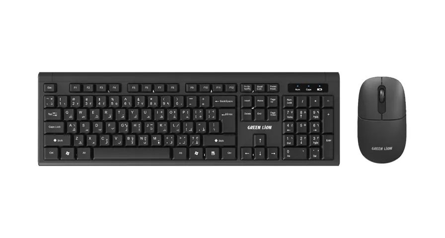 Green Lion GKM-200 Wireless Combo Keyboard and Mouse 1 Green Lion GKM-200 Wireless Combo Keyboard and Mouse
