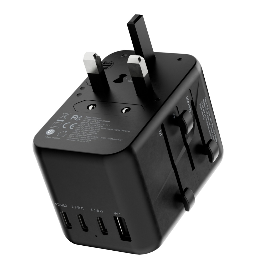 Powerology Universal Multi-Port Travel Charger 1 Powerology Universal Multi-Port Travel Charger