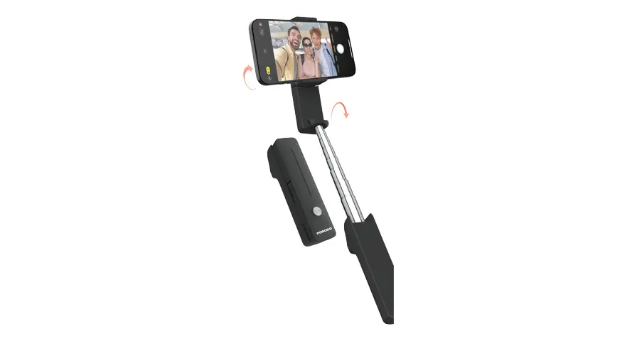 Porodo Lifestyle Ultra-Compact Bluetooth Selfie Stick 1 Porodo Lifestyle Ultra-Compact Bluetooth Selfie Stick