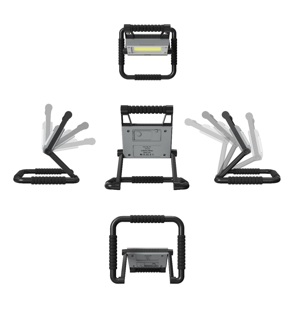 Porodo Foldable Multi-Joint Outdoor Flashlight 2 Porodo Foldable Multi-Joint Outdoor Flashlight - Image 2