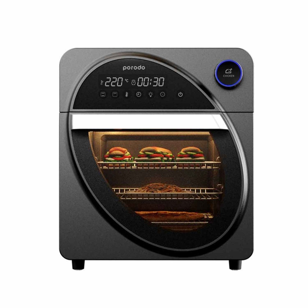 Porodo Lifestyle Dual Mode Touch Control Air Fryer & Oven With Advanced Air-Flow Circulation 14.5L 1 Porodo Lifestyle Dual Mode Touch Control Air Fryer & Oven With Advanced Air-Flow Circulation 14.5L