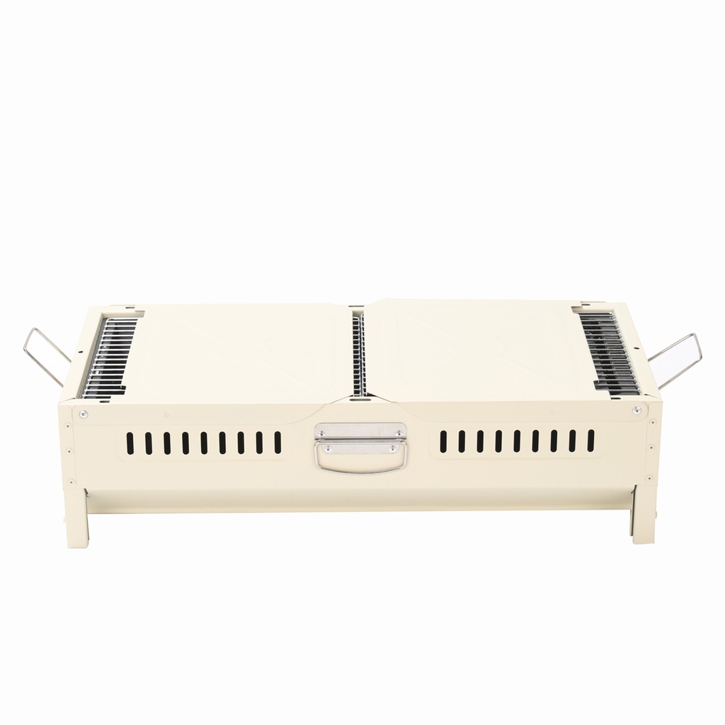Porodo Lifestyle Camping Portable Charcoal Grill/Carbon Oven - White 2 Porodo Lifestyle Camping Portable Charcoal Grill/Carbon Oven - White - Image 2