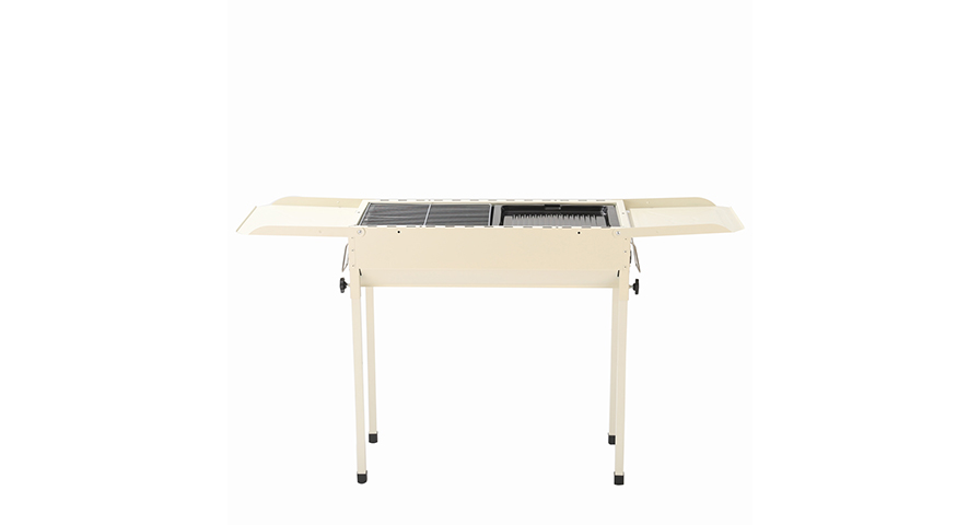 Porodo Lifestyle Camping Portable Charcoal Grill/Carbon Oven - White 1 Porodo Lifestyle Camping Portable Charcoal Grill/Carbon Oven - White