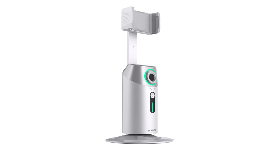 Porodo Gimbal with AI Face tracking Gesture Recognition with Remote Controller 1 Porodo Gimbal with AI Face tracking Gesture Recognition with Remote Controller