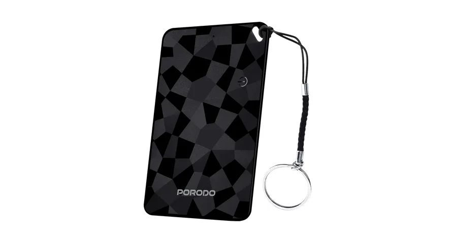 Porodo Findora II Smart Card Finder with Real-Time Tracking & Alert System - Black 1 Porodo Findora II Smart Card Finder with Real-Time Tracking & Alert System - Black