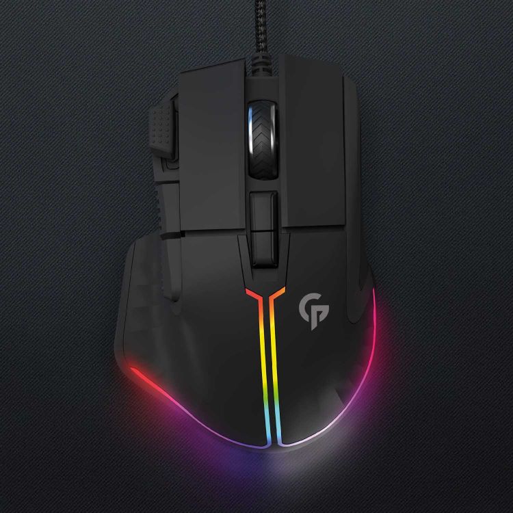 Porodo Gaming Mouse, 8D Wired with RGB Lighting Effects 5 Porodo Gaming Mouse, 8D Wired with RGB Lighting Effects - Image 5