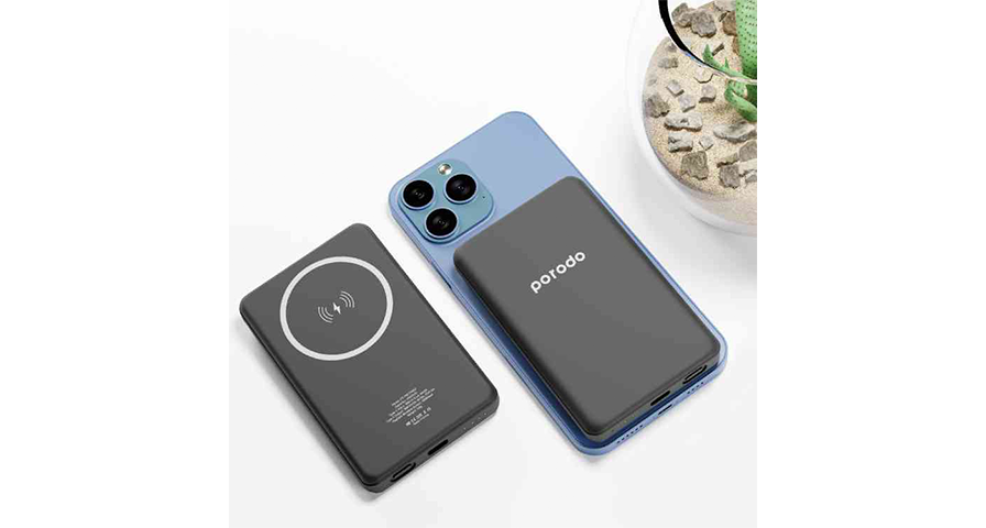 Porodo 4000mAh MagSafe Power Bank With Type-C PD Input & Output 1 Porodo 4000mAh MagSafe Power Bank With Type-C PD Input & Output