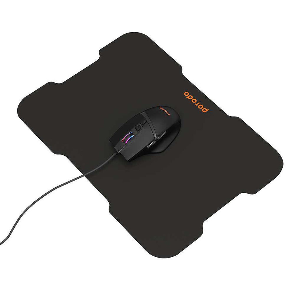 Porodo 6D Wired Gaming Mouse with Mousepad 1 Porodo 6D Wired Gaming Mouse with Mousepad