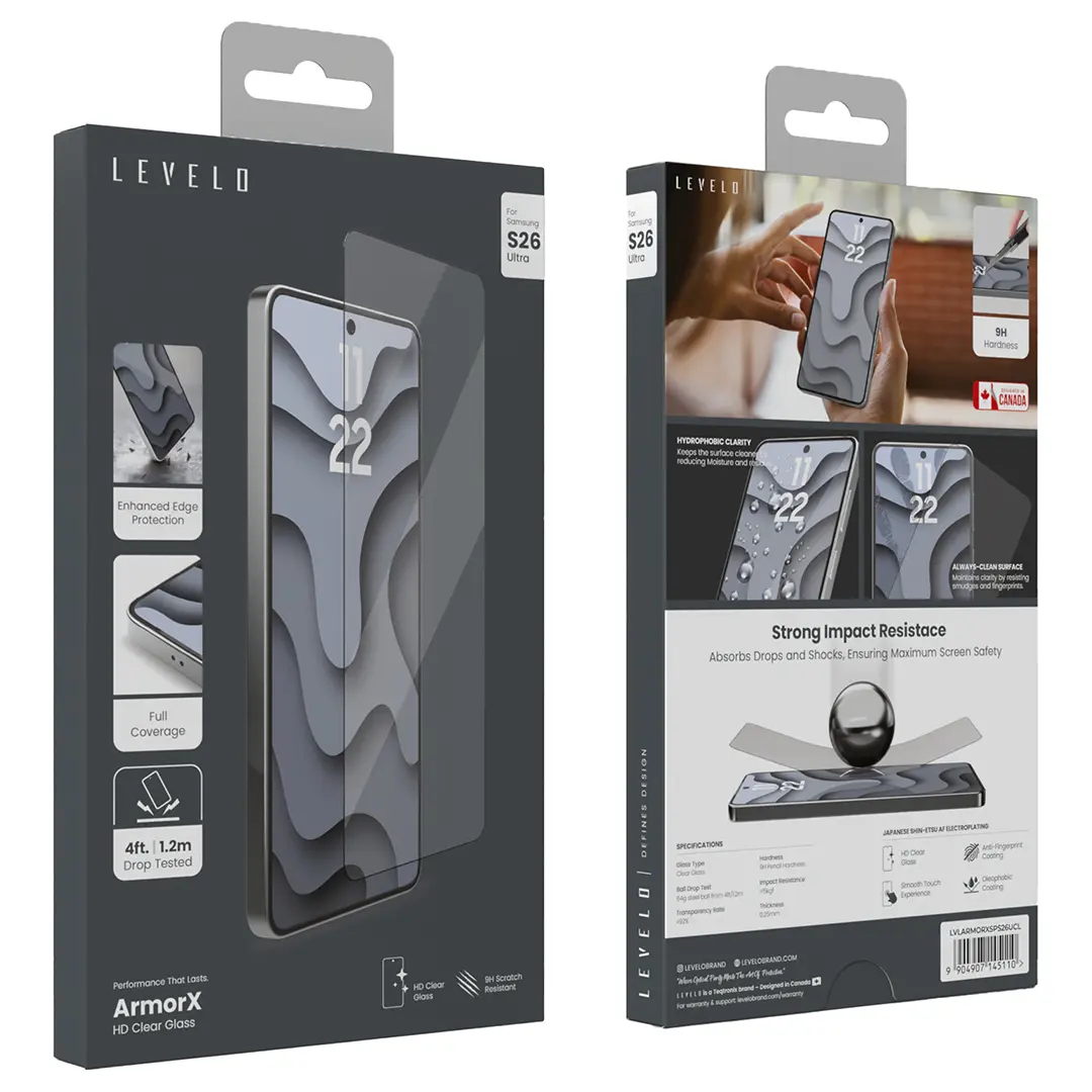 Levelo ArmorX HD Clear Glass for S26 Series 4 Levelo ArmorX HD Clear Glass for S26 Series - Image 4