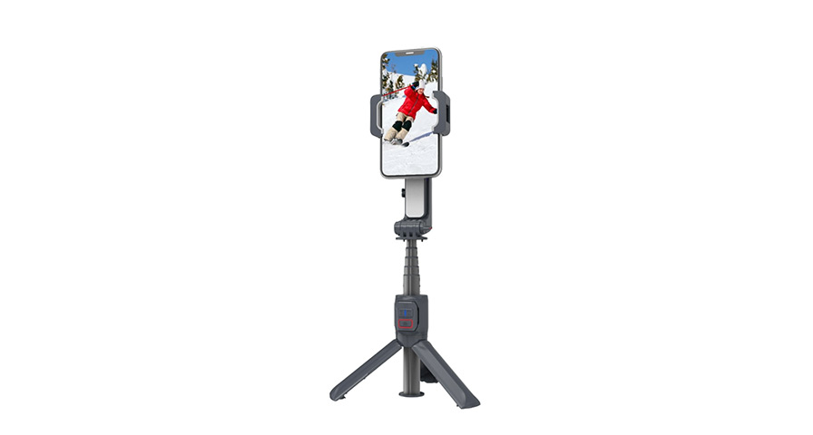 Porodo Anti-Shake Gimbal with rotatable central control 1 Porodo Anti-Shake Gimbal with rotatable central control