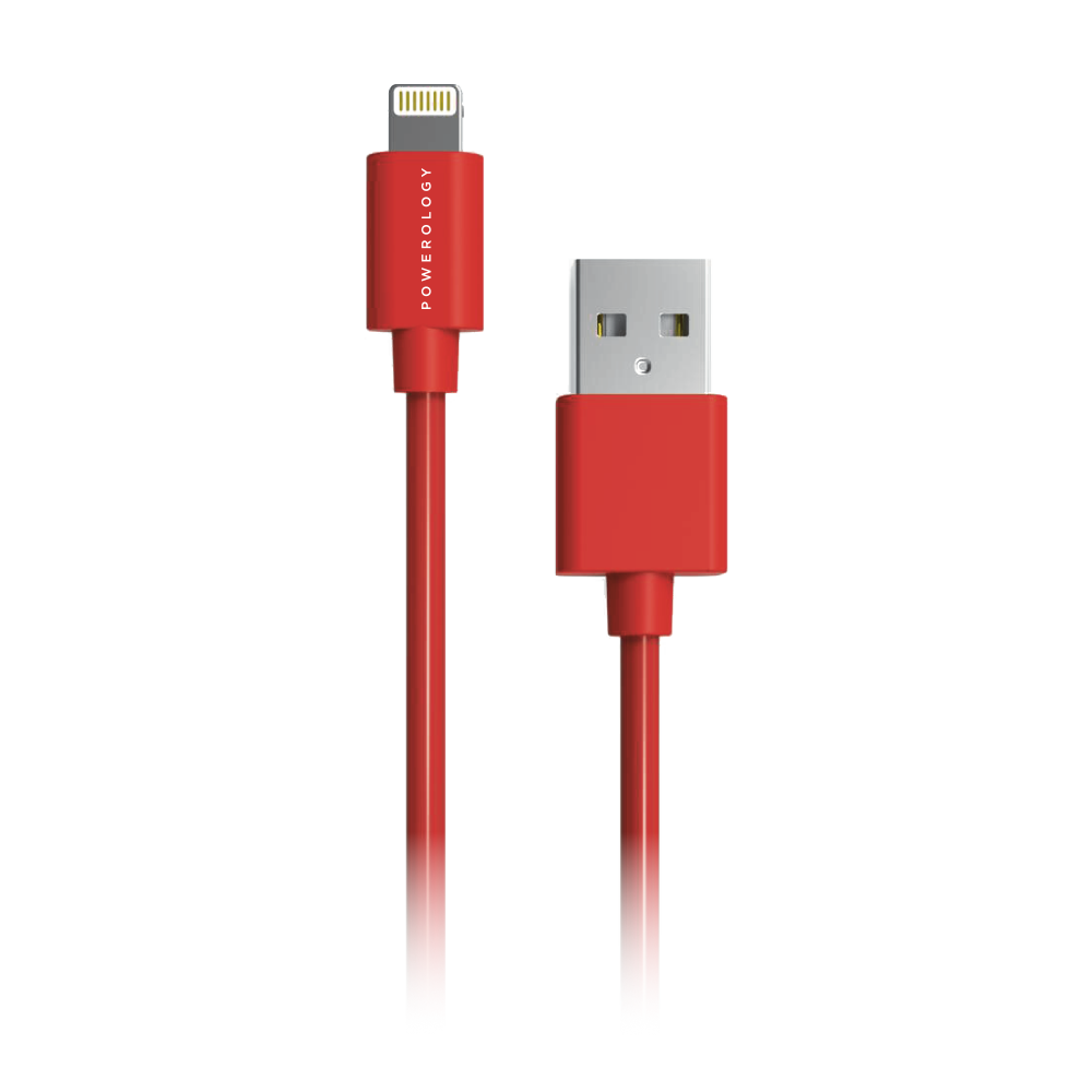 Powerology USB-A to Lightning Cable - 1.2m 2 Powerology USB-A to Lightning Cable - 1.2m - Image 2