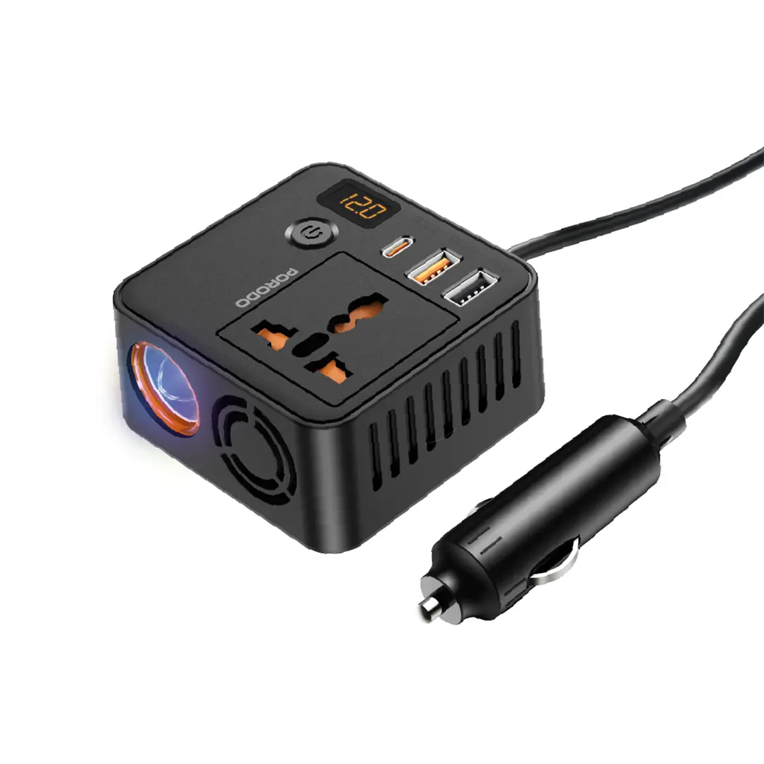 Porodo Universal Ac Power Inverter 3 Porodo Universal Ac Power Inverter - Image 3