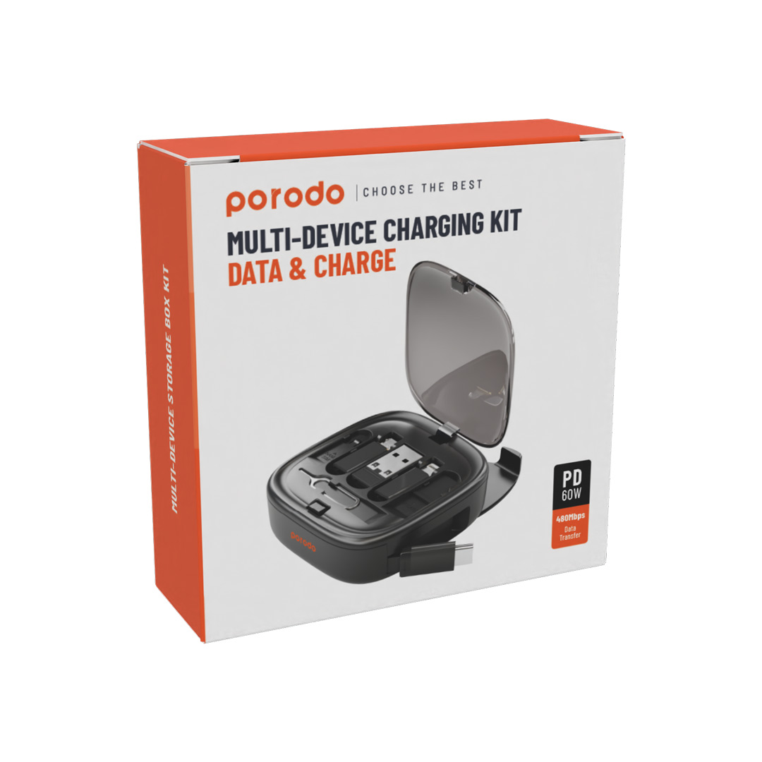 Porodo Multi-Device Charging Kit Data & Charge 2 Porodo Multi-Device Charging Kit Data & Charge - Image 2