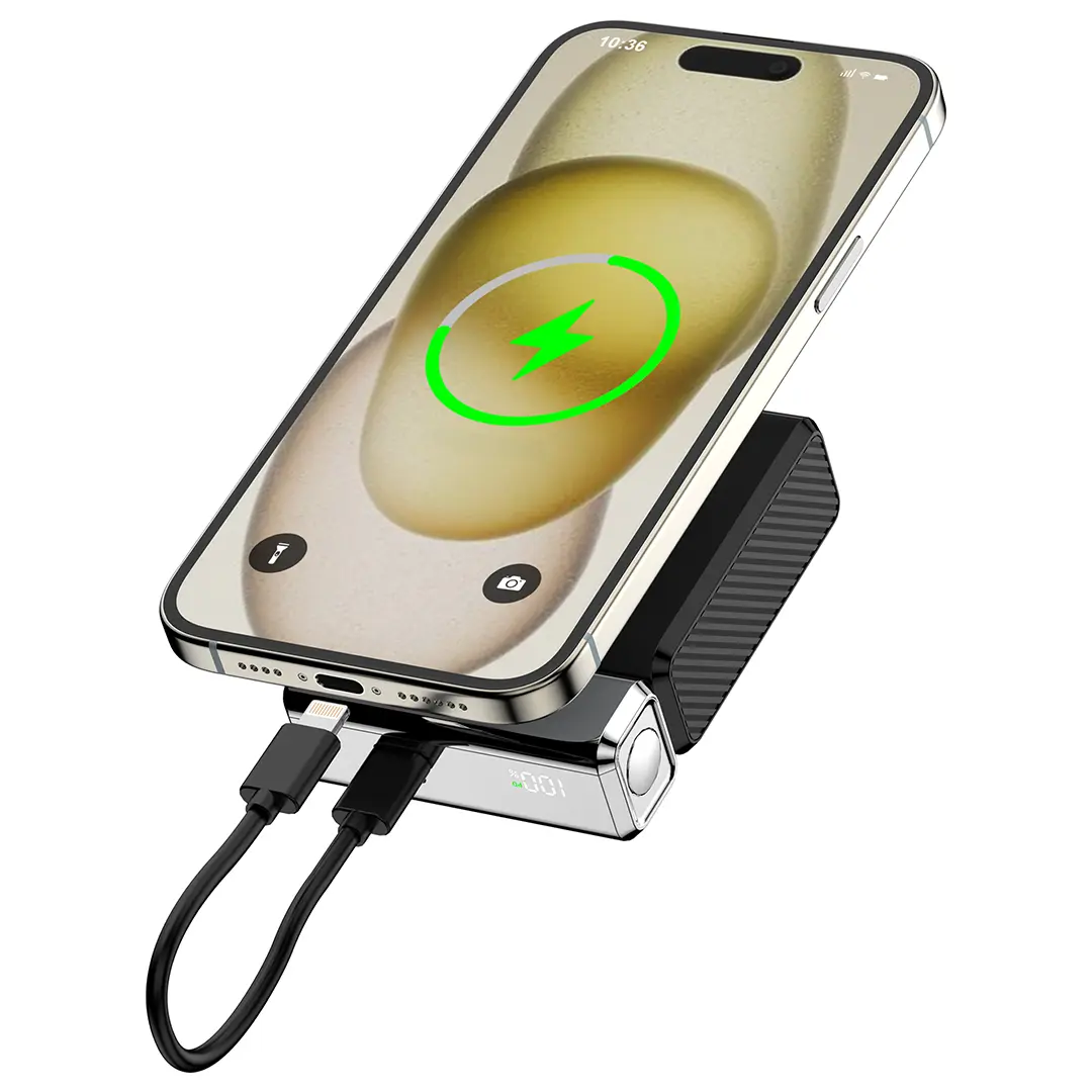 Porodo Chrome Volt 10000mAh Power Bank 3 Porodo Chrome Volt 10000mAh Power Bank - Image 3