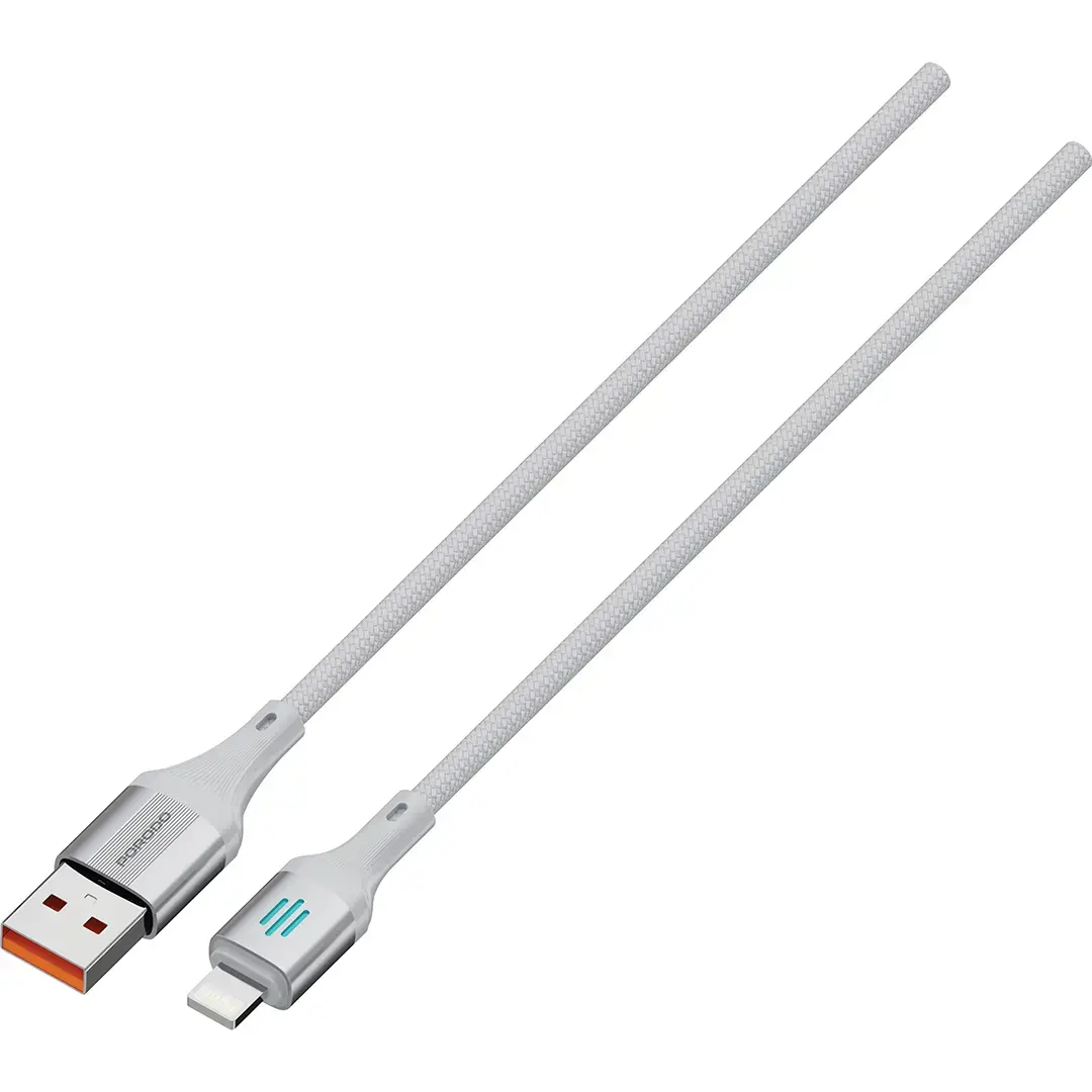 Porodo USB-A to Lightning Charging & Data Cable 2 Porodo USB-A to Lightning Charging & Data Cable - Image 2