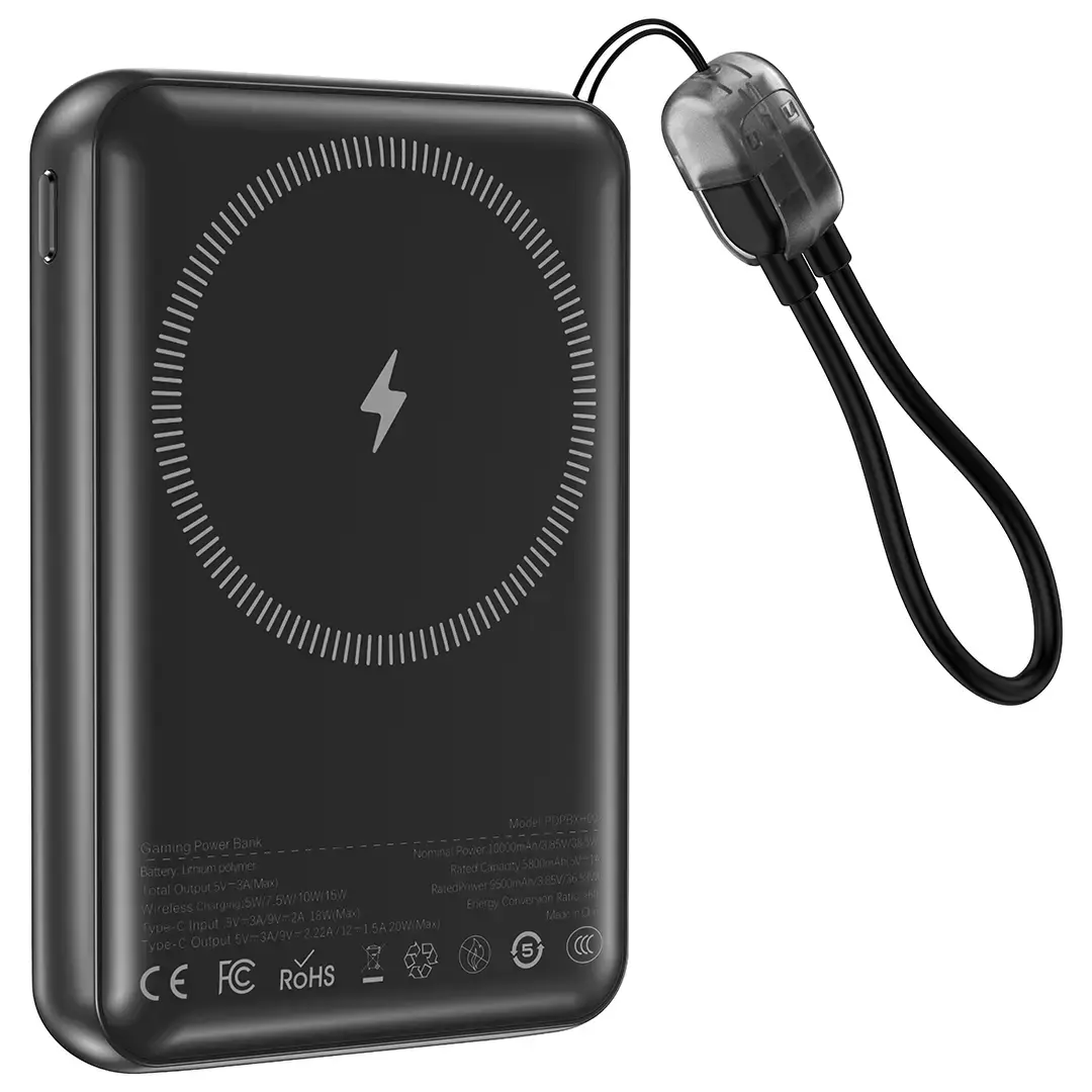 Porodo Arcadevolt 10000mAh MagSafe Power Bank 3 Porodo Arcadevolt 10000mAh MagSafe Power Bank - Image 3