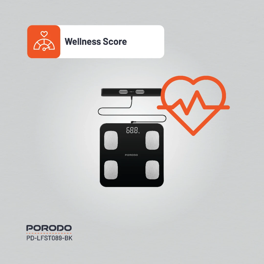 Porodo Lifestyle Precise Analysis Smart Scale 6 Porodo Lifestyle Precise Analysis Smart Scale - Image 6