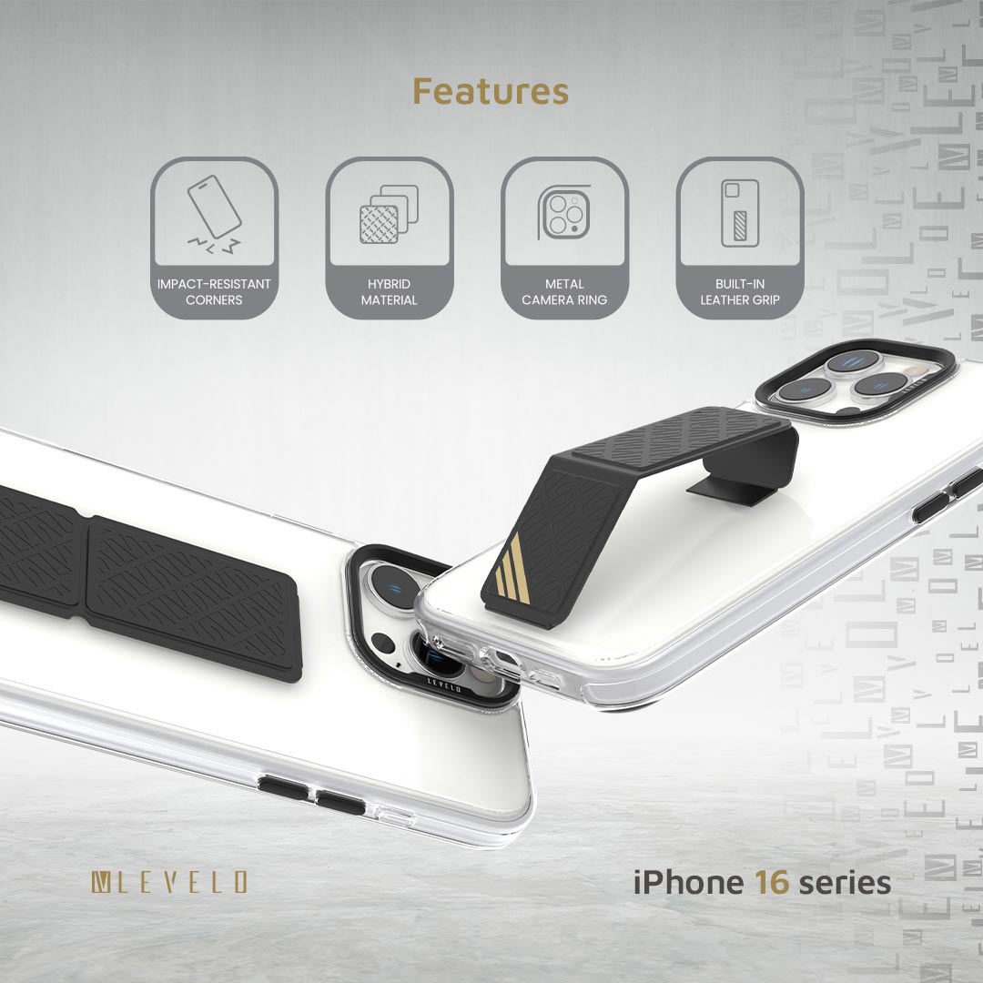 Levelo Morphix Clara Grip Case For iPhone16 Pro / Pro Max 4 Levelo Morphix Clara Grip Case For iPhone16 Pro / Pro Max - Image 4