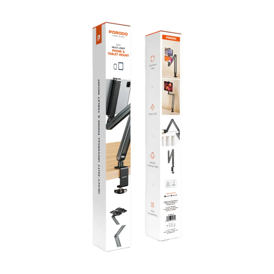 Porodo Multi-Joint Phone & Tablet Mount 3 Porodo Multi-Joint Phone & Tablet Mount - Image 3