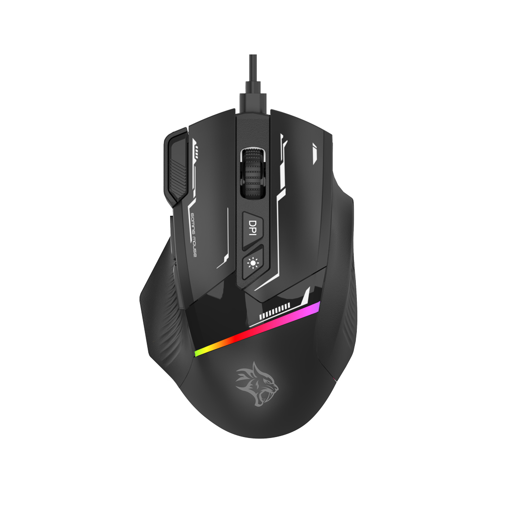 Porodo Gaming 8D RGB Wired Mouse DPI 7200 3 Porodo Gaming 8D RGB Wired Mouse DPI 7200 - Image 3