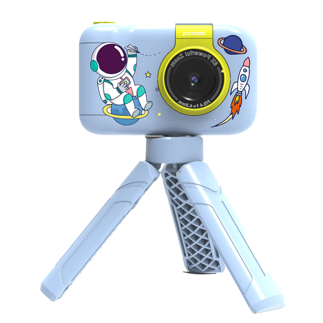 Porodo Lifestyle Kids Flip Digital Camera With Tripod Stand 4 Porodo Lifestyle Kids Flip Digital Camera With Tripod Stand - Image 4