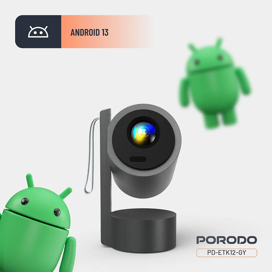Porodo Full HD Smart Projector 5 Porodo Full HD Smart Projector - Image 5