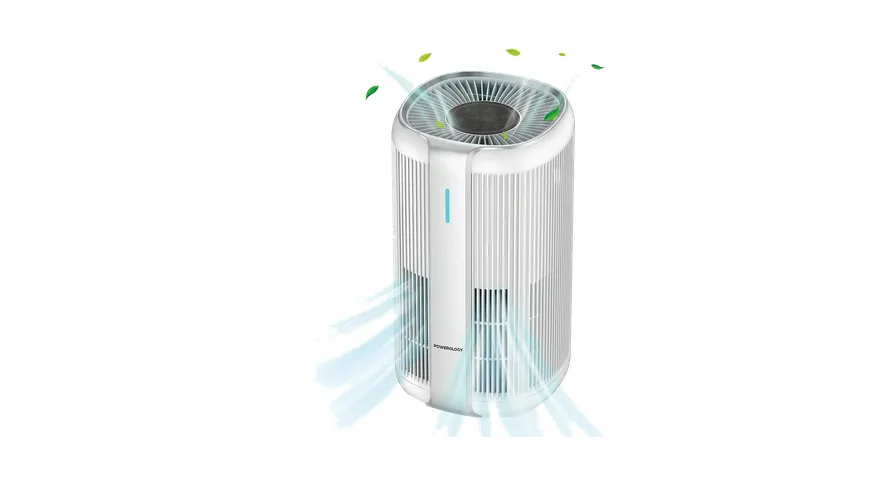 Powerology Mira Smart Air Purifier with PM2.5 Air Quality Sensor - White 1 Powerology Mira Smart Air Purifier with PM2.5 Air Quality Sensor - White