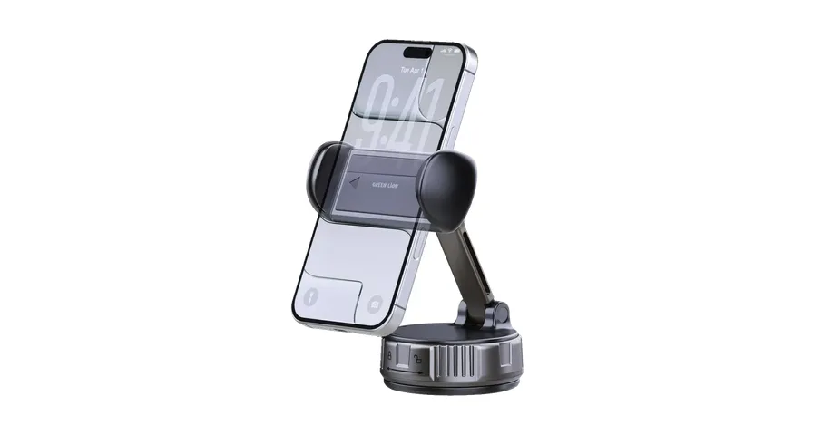 Green Lion GX-11 Holder Suction Phone Mount - Black 1 Green Lion GX-11 Holder Suction Phone Mount - Black
