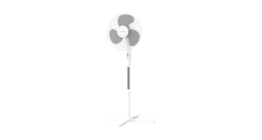 Green Lion Stand Fan 16'' with 3 Blade Design & 110° Auto Oscillation - White 1 Green Lion Stand Fan 16'' with 3 Blade Design & 110° Auto Oscillation - White