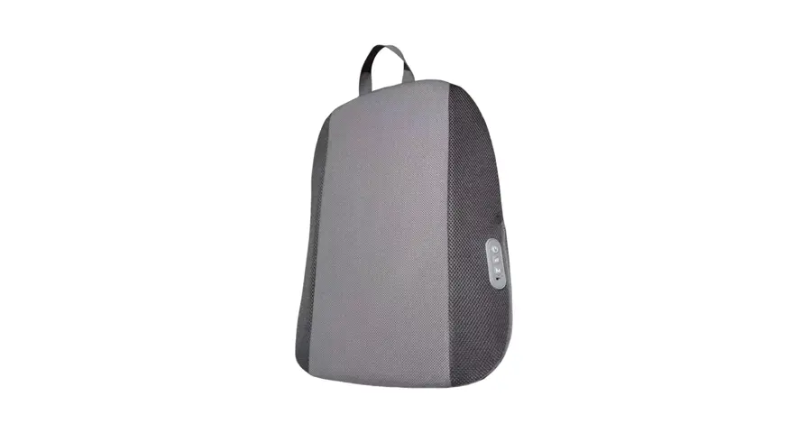 Green Lion Massage Cushion with Heating Function and Lumbar Support - Grey 1 Green Lion Massage Cushion with Heating Function and Lumbar Support - Grey