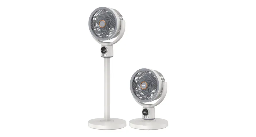 Green Lion Quad Flex Fan Rechargeable 8-Inch 3-Blade - White 1 Green Lion Quad Flex Fan Rechargeable 8-Inch 3-Blade - White