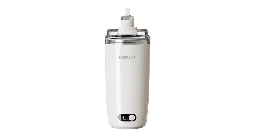 Green Lion Auto-Stirring Mug 350mL - Cream 1 Green Lion Auto-Stirring Mug 350mL - Cream