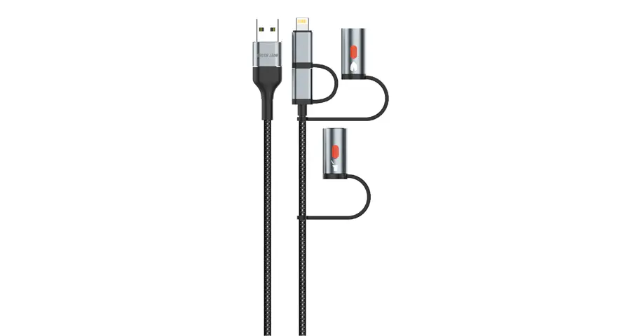 Green Lion 6 in 1 Cable PD 60W - Black 1 Green Lion 6 in 1 Cable PD 60W - Black