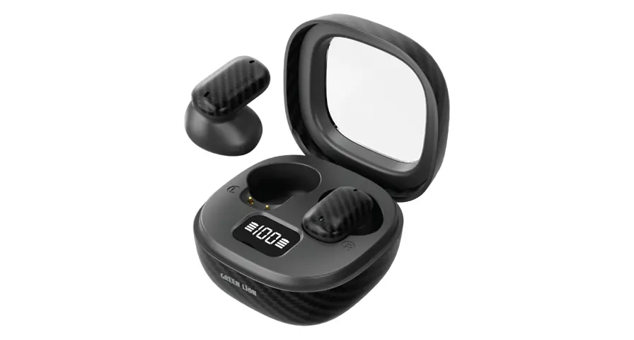 Green Lion Geneva True Wireless Earbuds - Black 1 Green Lion Geneva True Wireless Earbuds - Black