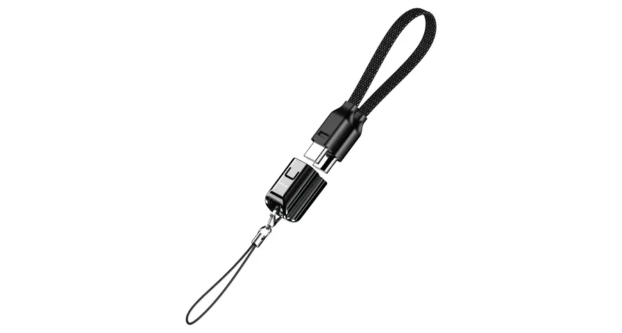 Green Lion Lanyard Cable USB-C to USB-C 60W - Black 1 Green Lion Lanyard Cable USB-C to USB-C 60W - Black