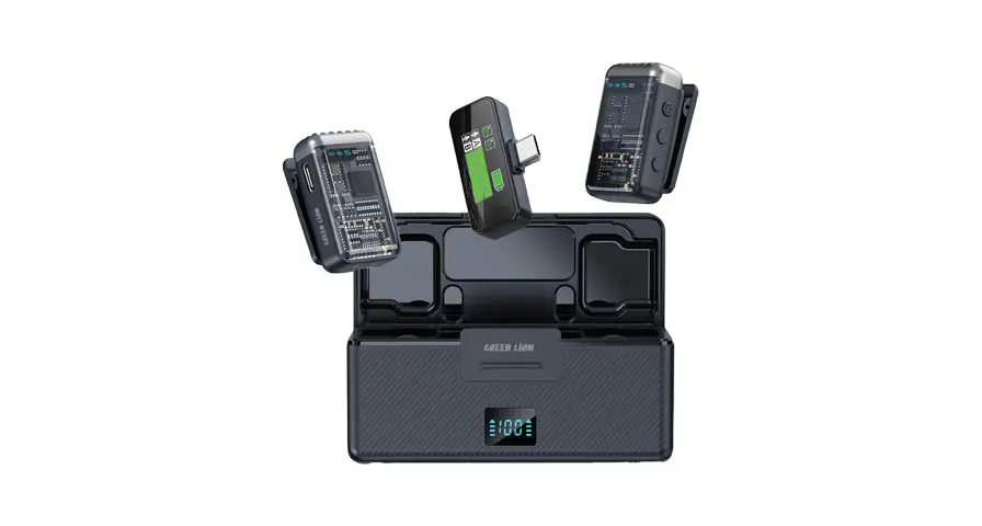 Green Lion GM-90X Type-C Microphone - Black 1 Green Lion GM-90X Type-C Microphone - Black
