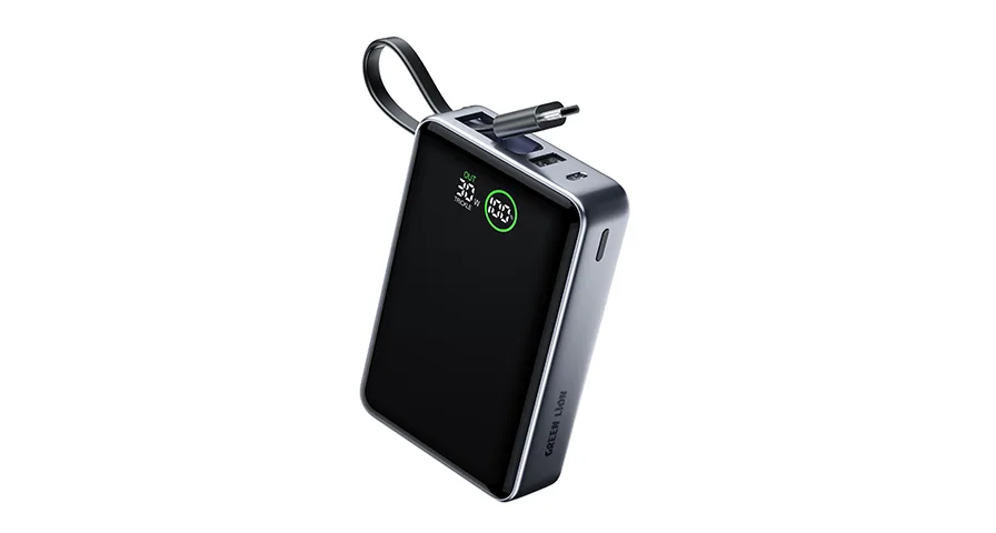 Green Lion Madrid 20 Power Bank 20000mAh PD 35W - Gray 1 Green Lion Madrid 20 Power Bank 20000mAh PD 35W - Gray