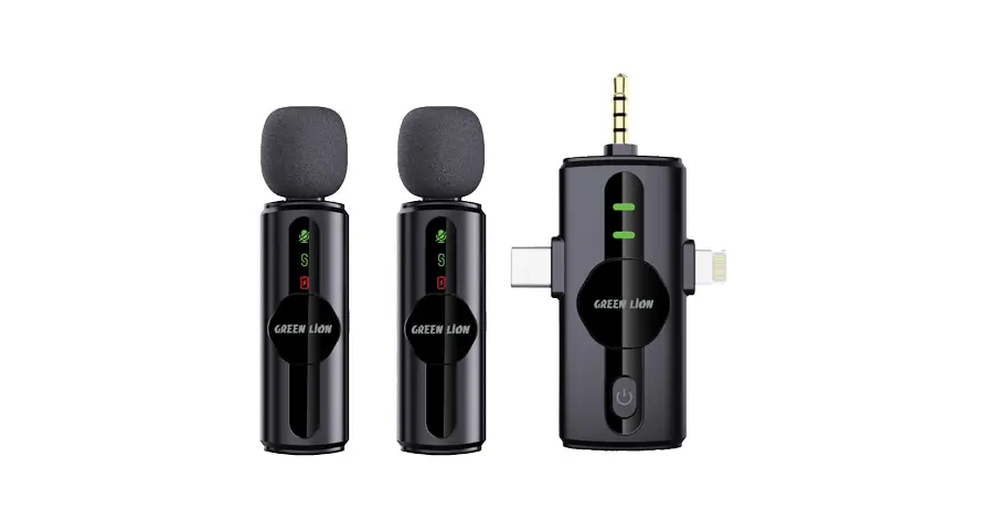 Green Lion GM-80X Microphone 3 in 1 - Black 1 Green Lion GM-80X Microphone 3 in 1 - Black
