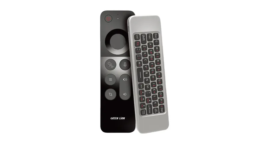 Green Lion 4 in 1 Wireless Remote With Keyboard - Black 1 Green Lion 4 in 1 Wireless Remote With Keyboard - Black