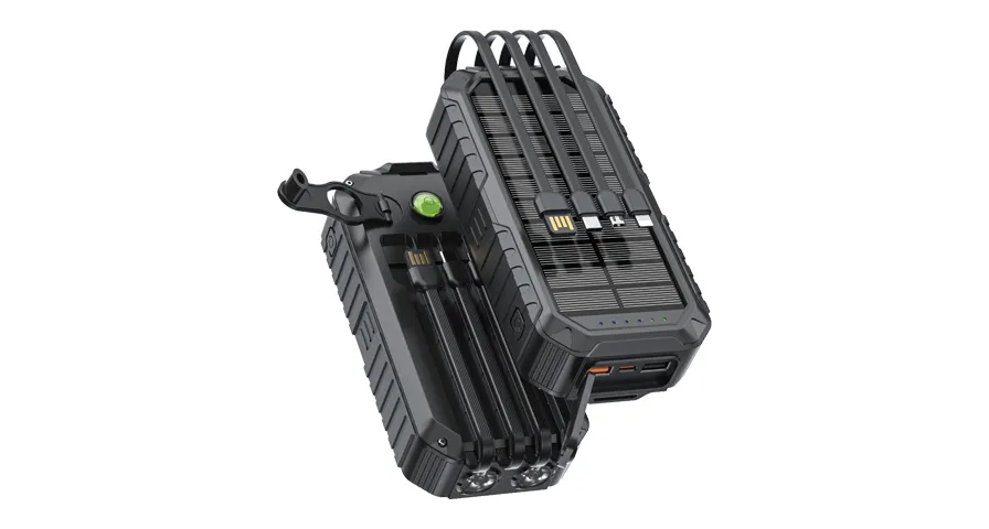 Green Lion Solar Mate Power Bank 20000mAh - Black 1 Green Lion Solar Mate Power Bank 20000mAh - Black