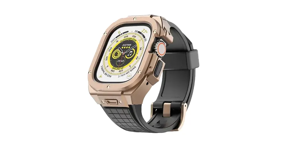 Green Lion Styled Ultra Case for Apple Watch 49mm - Rose Gold 1 Green Lion Styled Ultra Case for Apple Watch 49mm - Rose Gold