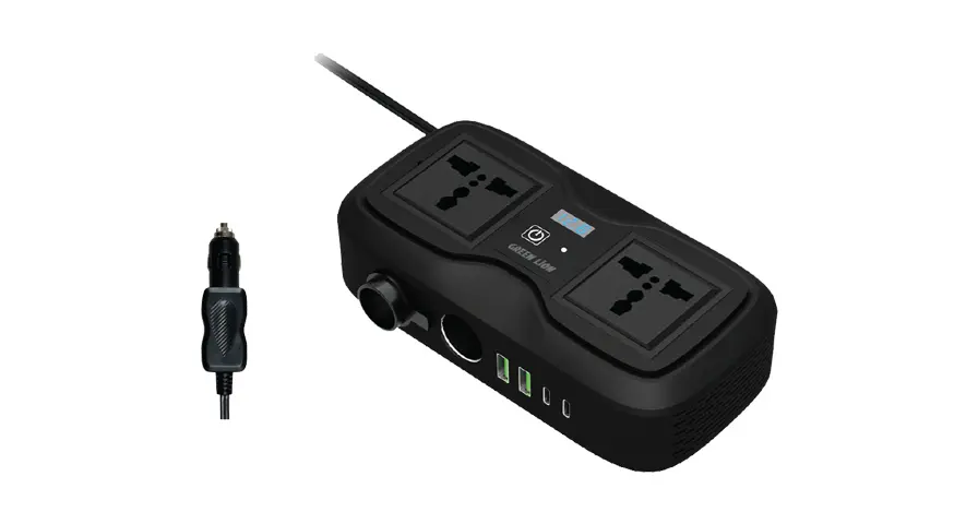 Green Lion GC-233 Power Inverter - Black 1 Green Lion GC-233 Power Inverter - Black