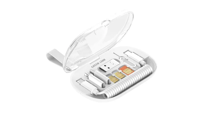 Green Lion 6 in 1 Multi Functional Data Cable Set - White 1 Green Lion 6 in 1 Multi Functional Data Cable Set - White