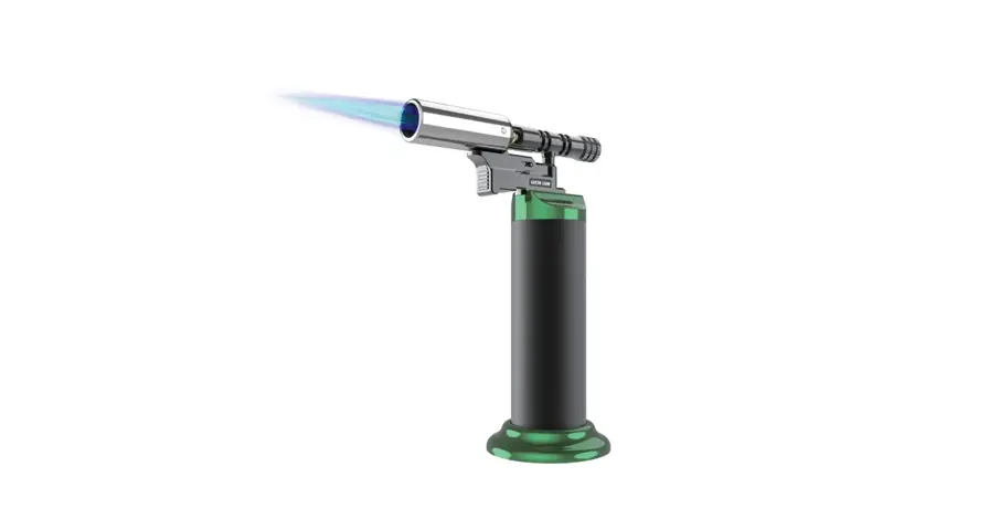 Green Lion Jet Flame Pro Windproof Lighter - Black 1 Green Lion Jet Flame Pro Windproof Lighter - Black