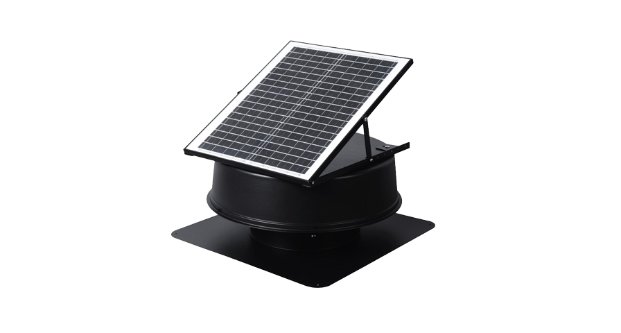 Green Lion Solar Water Tank Cooler with Ventilation Fan - Black 1 Green Lion Solar Water Tank Cooler with Ventilation Fan - Black