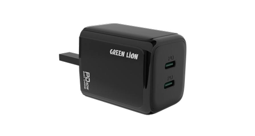 Green Lion 40W Dual PD Wall Charger - Black 1 Green Lion 40W Dual PD Wall Charger - Black