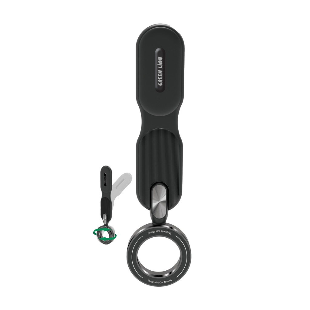 Green Lion Flexible MagSafe Car Holder - Black 1 Green Lion Flexible MagSafe Car Holder - Black