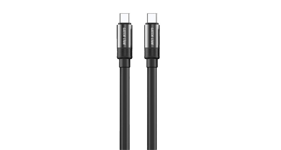 Green Lion Liquid Silicone Cable USB-C to USB-C 60W - Black 1 Green Lion Liquid Silicone Cable USB-C to USB-C 60W - Black