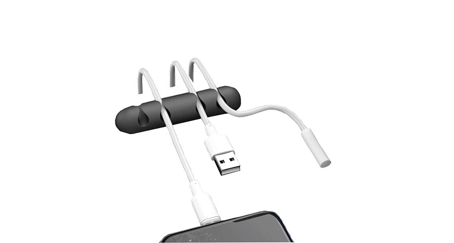 Green Lion - 8 in 1 Cable Organizer - Black 1 Green Lion - 8 in 1 Cable Organizer - Black