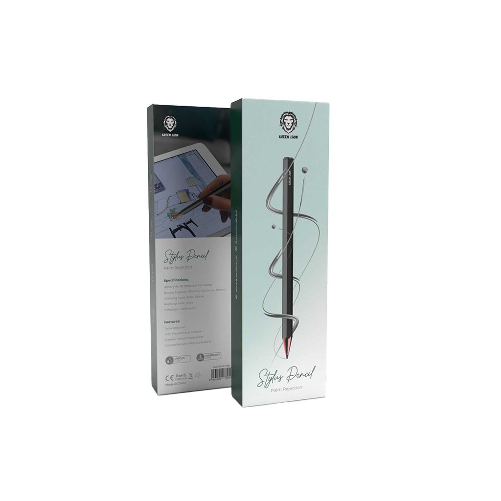 Green Lion Stylus Pencil Palm Rejection - Black 1 Green Lion Stylus Pencil Palm Rejection - Black
